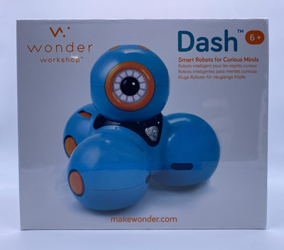 Wonder Workshop Dash Robot DA01 Blue Your Interactive Robotic Companion STEM Toy