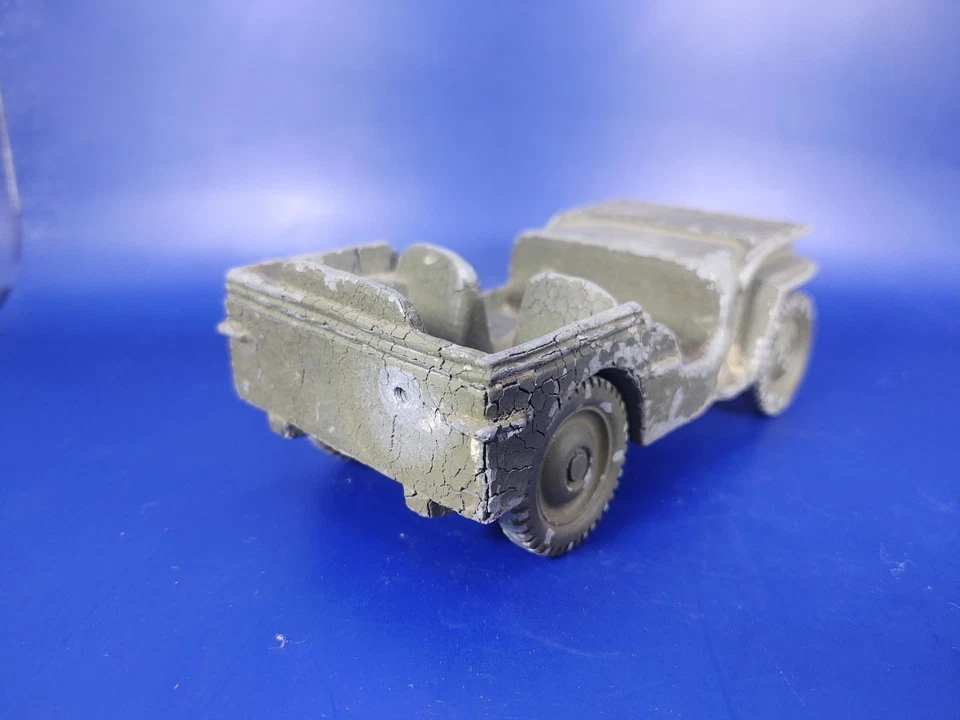 Vintage 1940's DALE MODEL COMPANY Diecast Army Jeep - Image 3 of 4