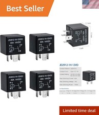 4 Pack Car Relay 4 Pin 12V 40 Amp
