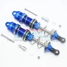GPM Alum Front Double Section Spring Dampers 115mm Blue : Kraton/Outcast/Notorio