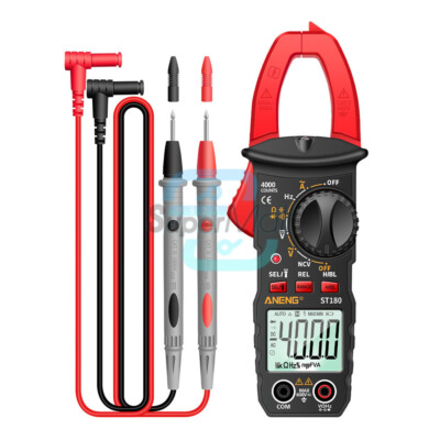 ST180 Digital 4000Counts Clamp Multimeter Voltage Current Capacitance NCV Meter