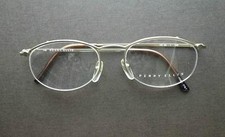 AUTH PERRY ELLIS PE 95-1 UNISEX HALF-RIMLESS EYEGLASSES FRAMES 52-19-140 GOLD