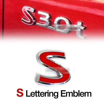 Metal Emblem 3D Turbo Lettering Logo Badge 3Colors 1EA for All Vehicle