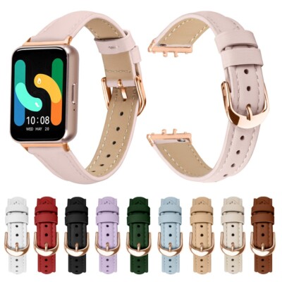 Für Samsung Galaxy Fit 3 SM-R390 Uhrenarmband Lässig Leder Armband Ersatz Band
