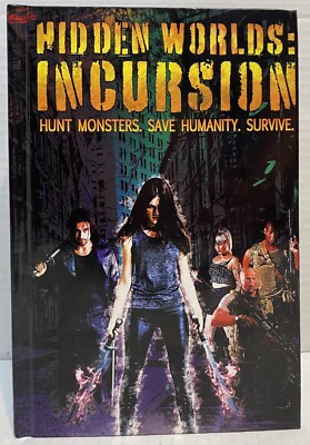 SIGNED Zombie Role Play Book Hidden Worlds:Incursion Bryan Donihue Hardcover EUC