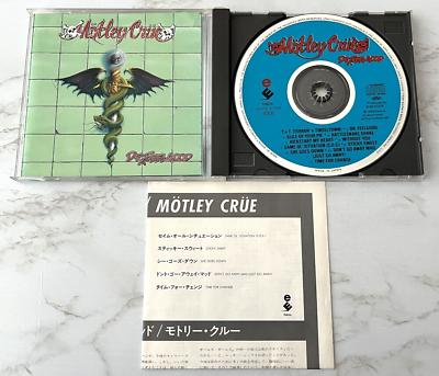 Motley Crue Dr. Feelgood CD JAPAN IMPORT! Elektra 22P2-2784 Nikki