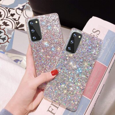 For Samsung Galaxy A32 A52 A72 A21S A11 A20E Blng Glitter Soft TPU Slim Fit Case