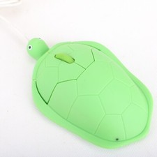 Computer Mouse Cute Animal Turtle Shape Usb Wired Corded Optical Mice For Notebo