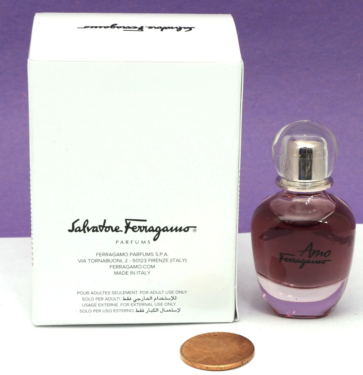 Amo Ferragamo for Women Eau De Parfum Splash Mini .17 Oz 5 ml New in Box