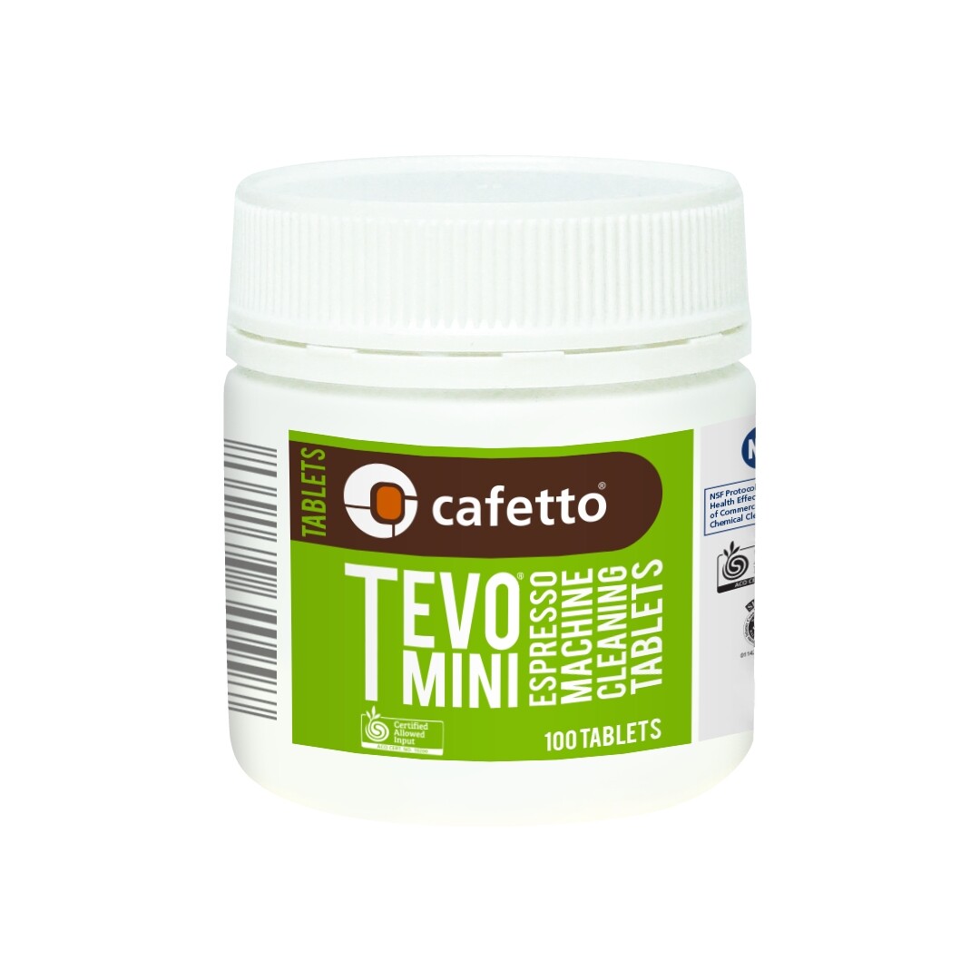 Detergente Cafetto Tevo Mini Pastiglie 100 PZ x MACCHINA CAFFE ESPRESSO