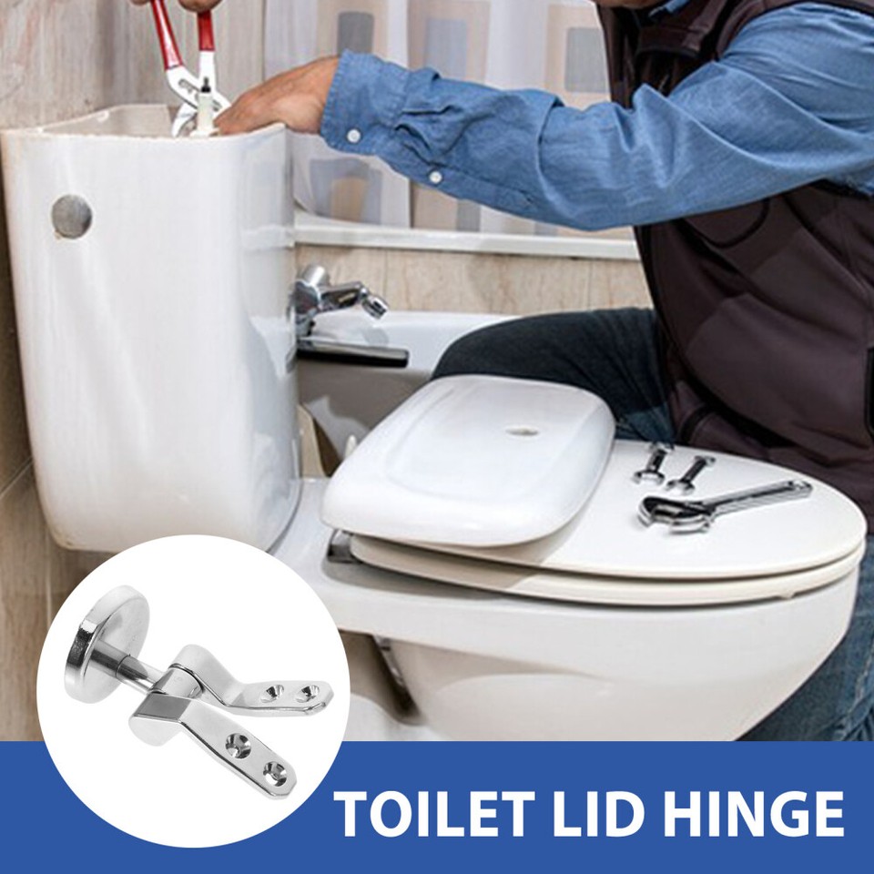 Self Closing Toilet Lid Dampers Seat Hinge Fitting Replacement with