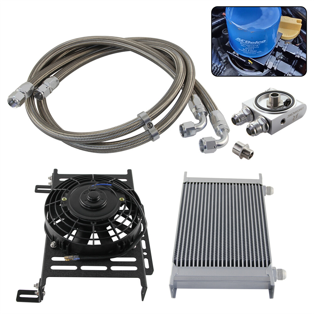 Universal Ölkühler 25 Reihen - Aluminium Kühler Mit AN10 Anschluss