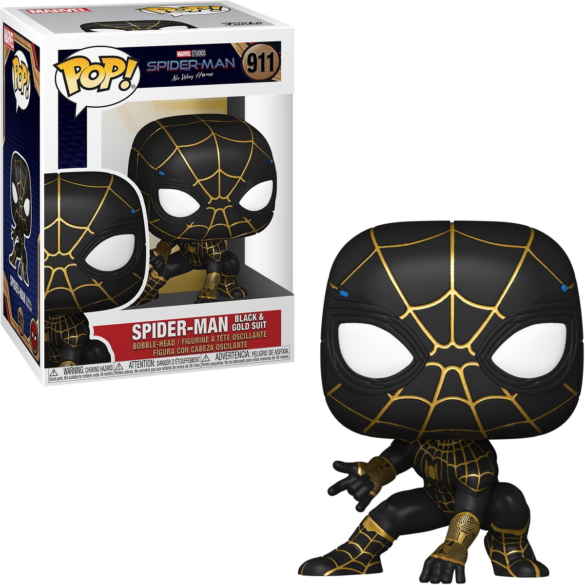 Marvel Spider-Man - Spider-Man Black & Gold Suit 911 - Funko