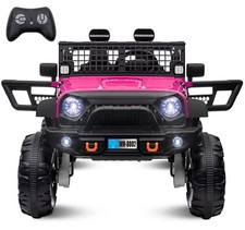 ZEOPHOL Ride on Car 24V 4WD/2WD Switchable 2 Seater Kids Electric Vehicle Truck