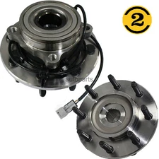 2PC Front Wheel Hub Bearing assy For 2000-2002 Dodge RAM 2500 RAM 3500 4WD R7
