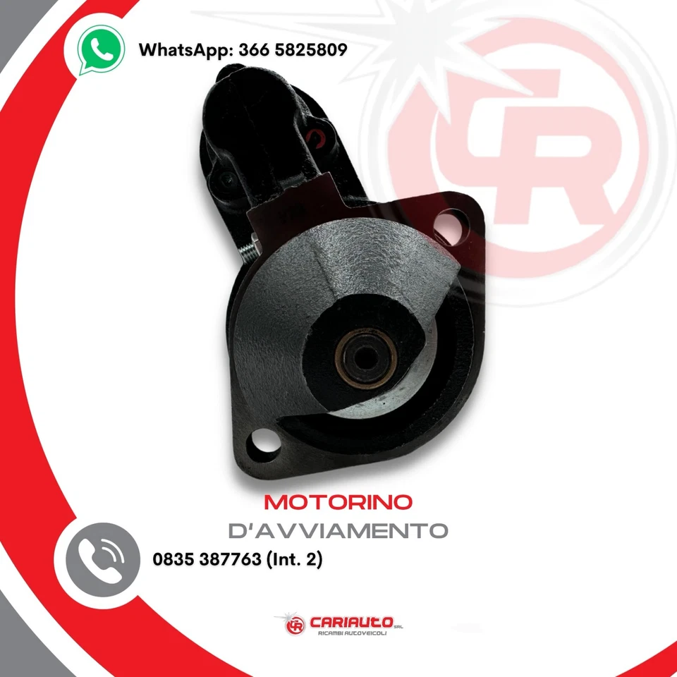 Motorino Avviamento Fiat Trattore 615 24V FIAT 312/315/411/415/451/25C 3,2kW 9D - Imagen 2 de 4