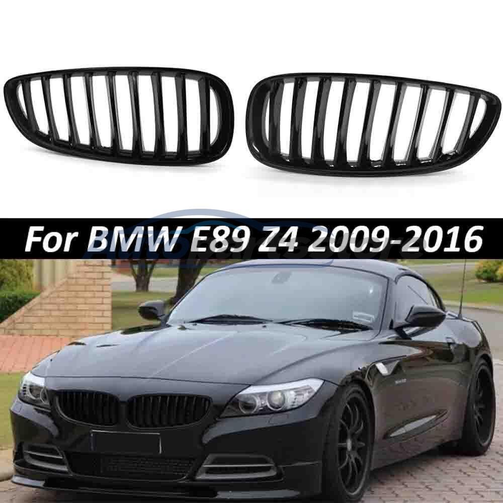 Fit For BMW Z4 E89 2009-2016 Convertible Glossy Black Kidney Front