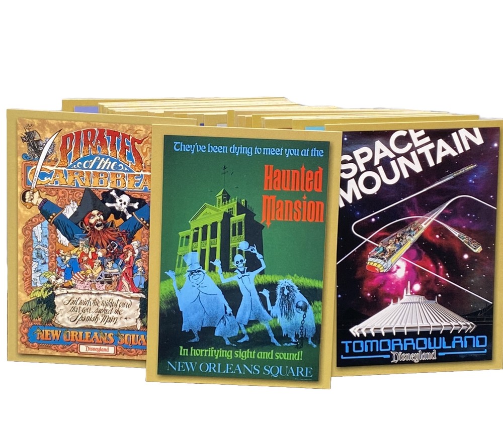 2005 Disneyland 50th Anniversary Upper Deck Attraction Poster Cards - Pick Card