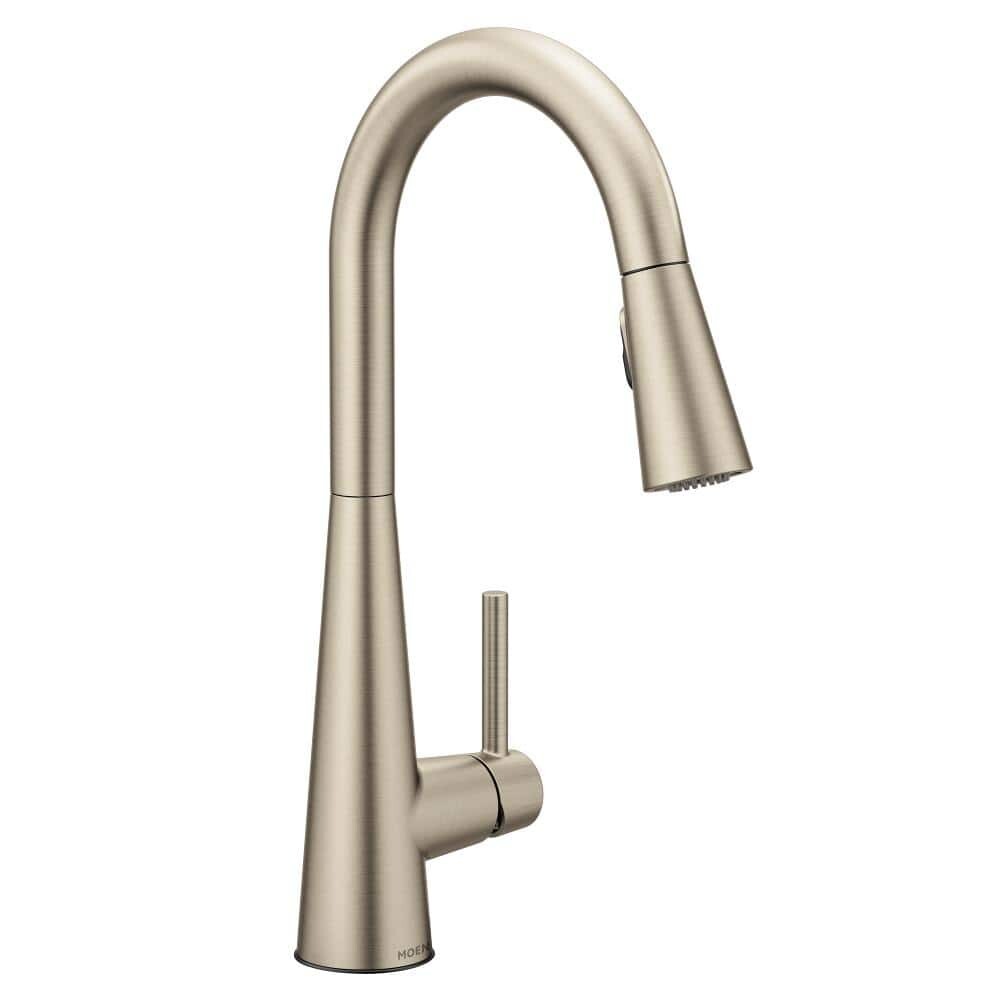 MOEN Sleek Sprayer Kitchen Faucet in Spot Resist Stainless