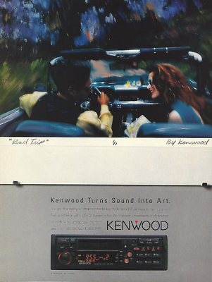 1993 Kenwood Car Stereo KRC-940 Road Trip vintage Print Ad