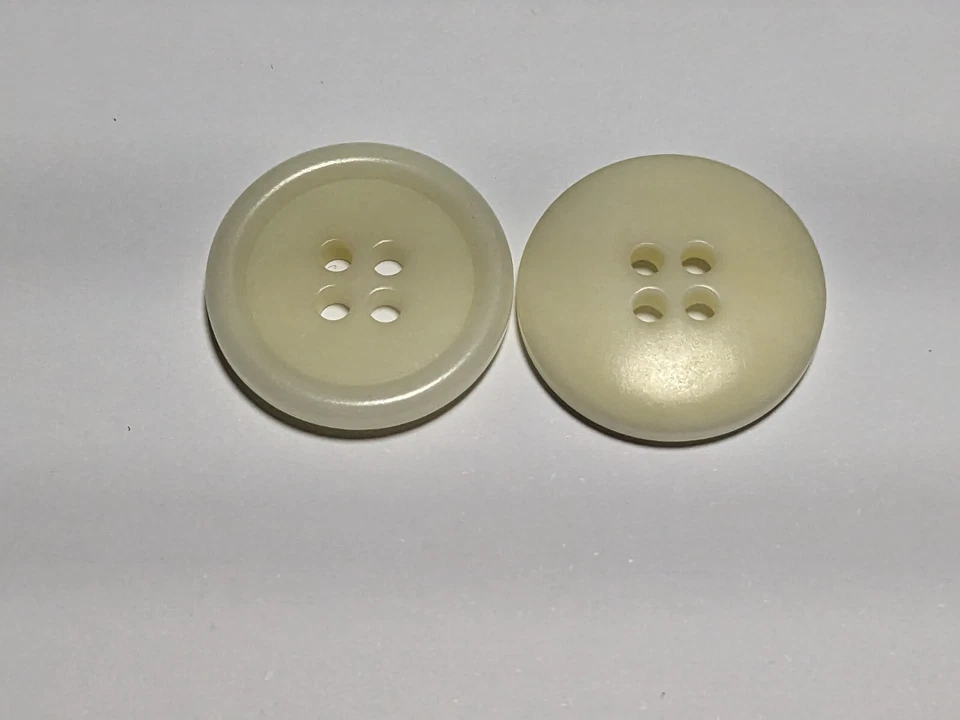 20mm or 15mm Natural Corozo 4 Hole Buttons - Image 3 of 3