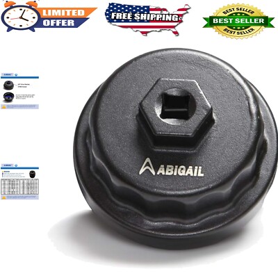 Multi-Compatible 64mm Oil Filter Wrench - Perfect for Toyota & Lexus Maintenance