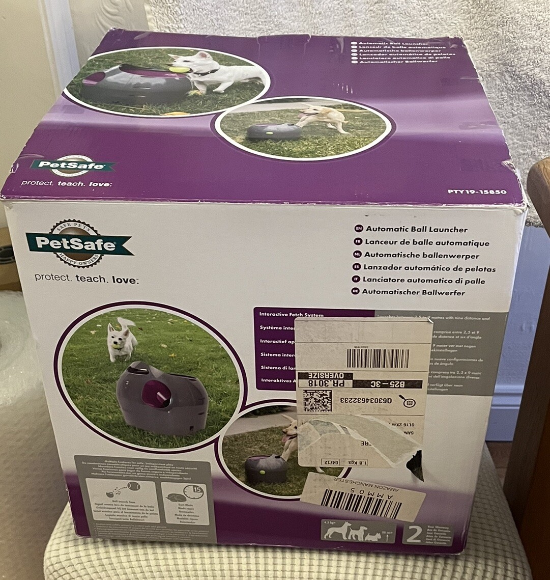 PetSafe Automatic Dog Ball Launcher Dog Outdoor Tennis Ball Thrower