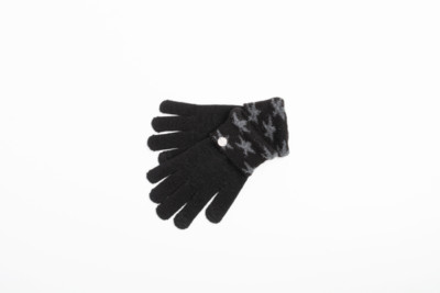 Simply Noelle 100& Acrylic Woman OS texting thumb and finger Star Knitted Gloves