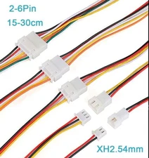 XH2.54mm Connector Cable Wire Male or Female Wire 2/3/4/5/6 Pin 15/20/30 cm