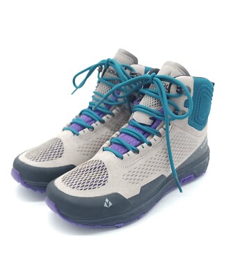 Vasque Womens Breeze LT NTX Mid Drizzle Grey Waterproof Hiking Boots Size 6
