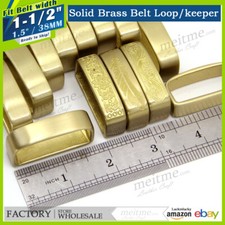 Wholesale Belt Spacer solid brass belt keeper, Replacement belt Loop 1.5" 40mm
