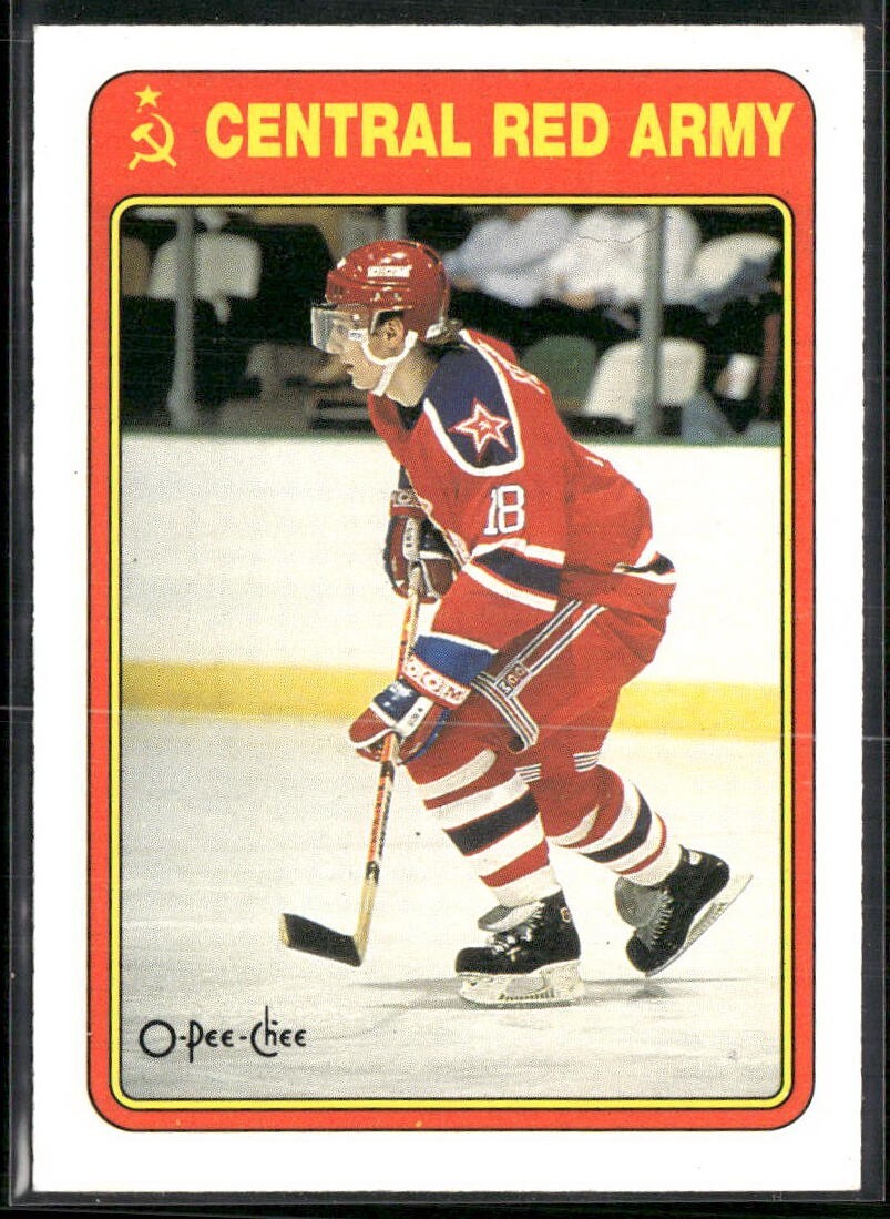 1990-91 O-Pee-Chee Central Red Army- Sergei Fedorov #19R