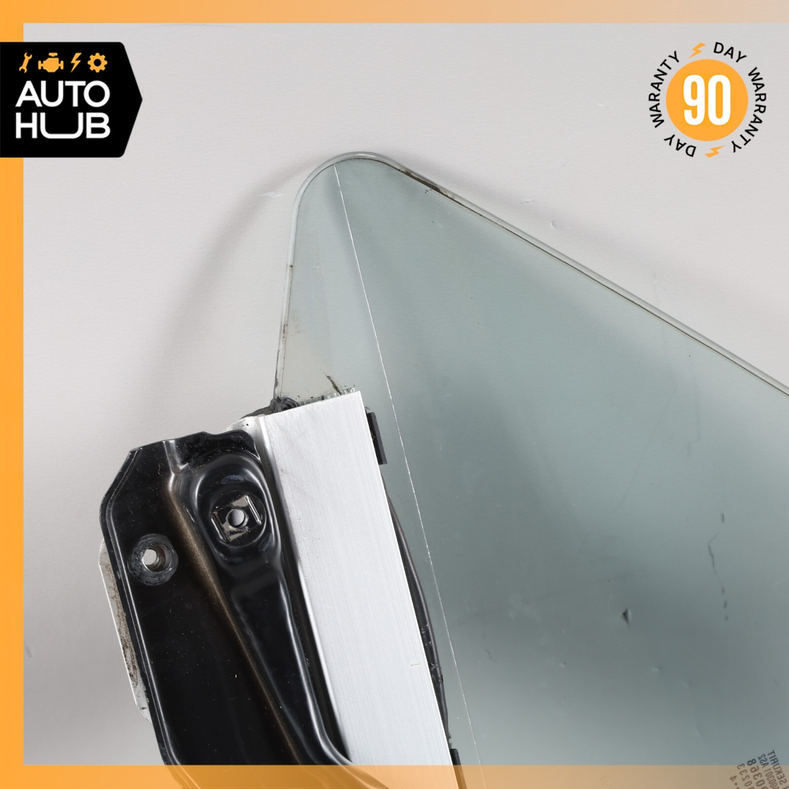 03-10 Bentley Continental GT Front Right Side Door Vent Window Glass OEM