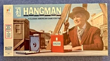 HANGMAN Board Game ~ Milton Bradley ~ Vincent Price ~ Vintage ~ 1976