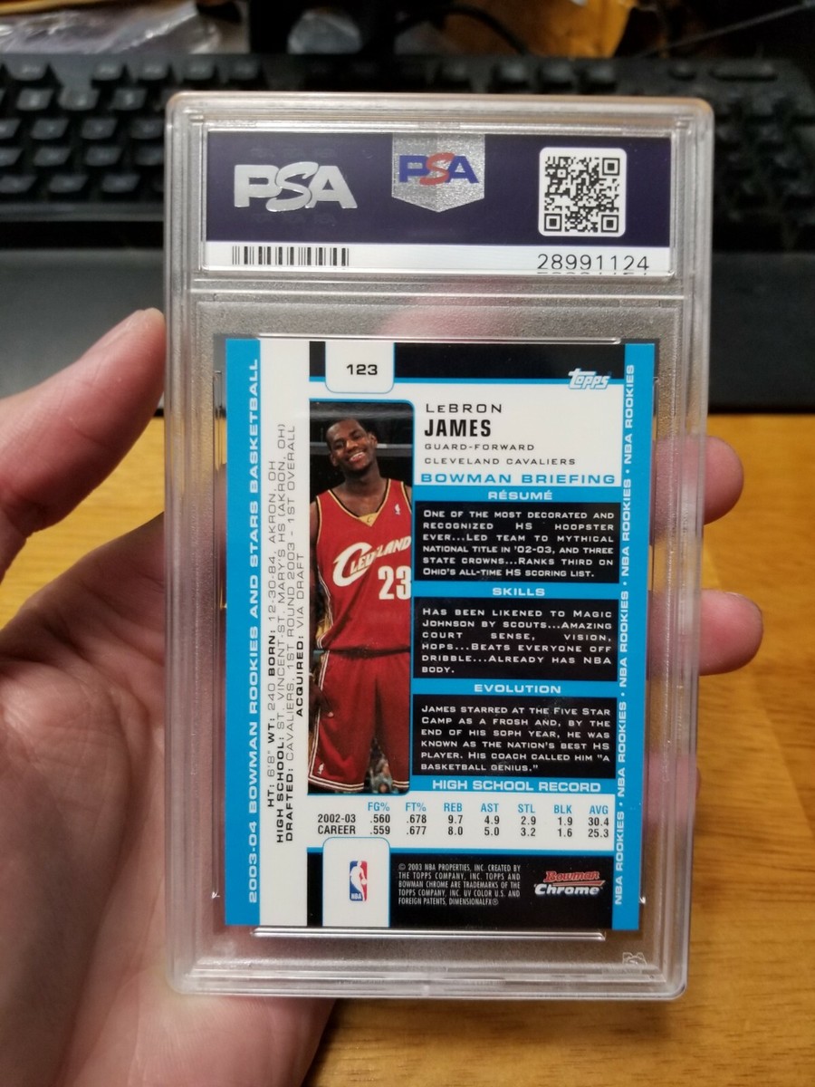 Buy 2003-04 Bowman Rookies & Stars - Rookies LeBron James #123