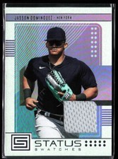 2023 Panini Chronicles Status Swatches Jasson Dominguez #SS-JD Relic Card
