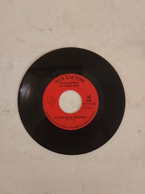 45 RPM Vinyl Record Archie Campbell The Dark End of the Street VG