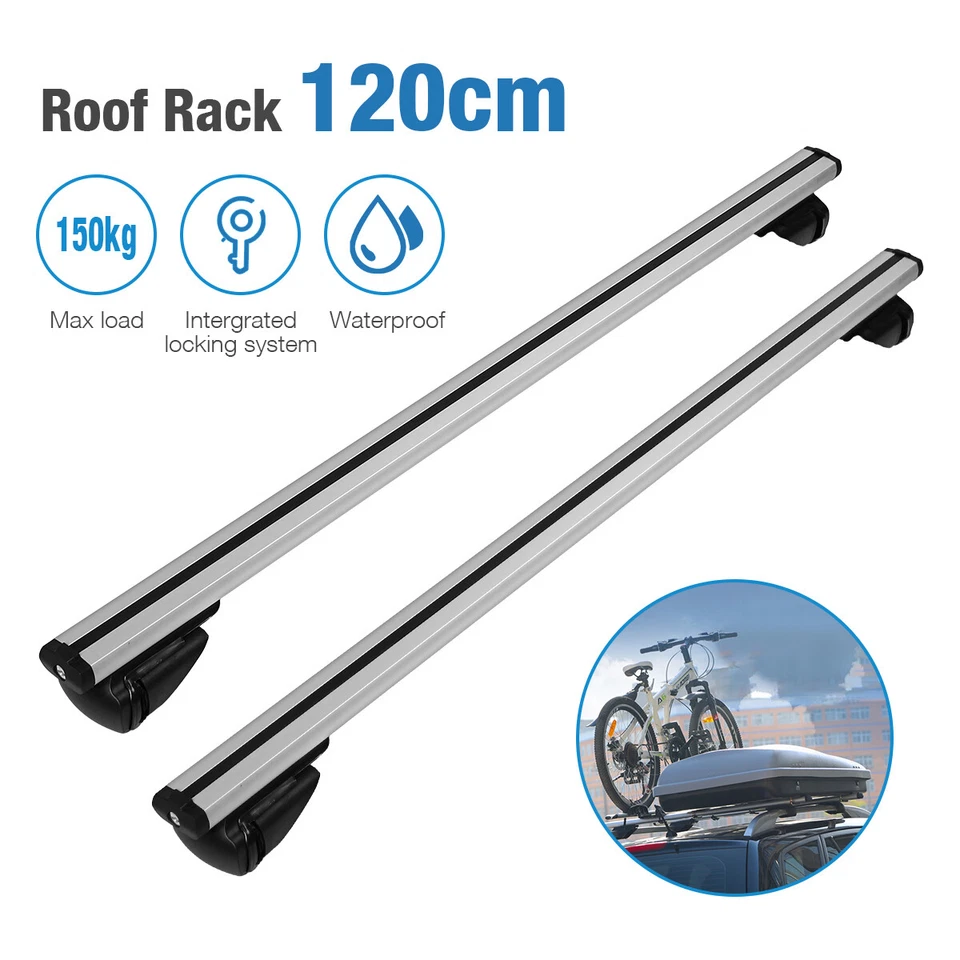 For Toyota Kluger Grande 135CM Roof Rack Cross Bars Cargo Kayak Carrier Aluminum - image 3 of 4