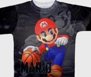 mario basketball shirt
