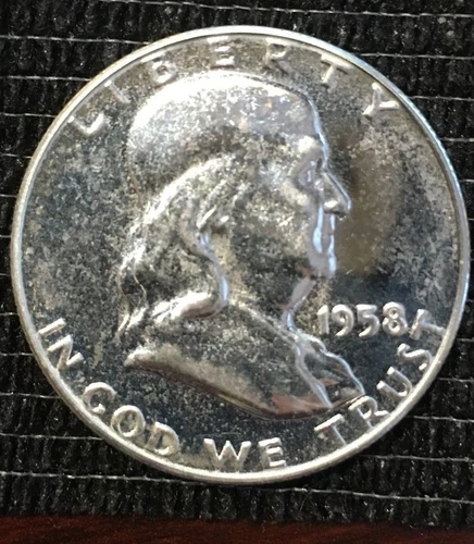 1958 Franklin Half Dollar Proof Silver 50 Cents