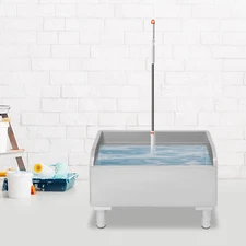 Stainless Steel Commercial Floor Mop Sink - 31.5"*16.1"*21.6" Deep Basin 304