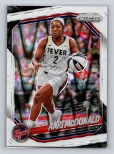 2025 Panini Prizm WNBA #10 Aari McDonald White Seismic Prizms