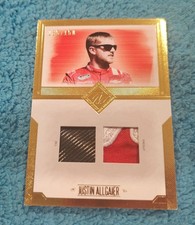 2014 Press Pass Total Memorabilia NASCAR Dual Justin Allgaier 135/150 TM-JA