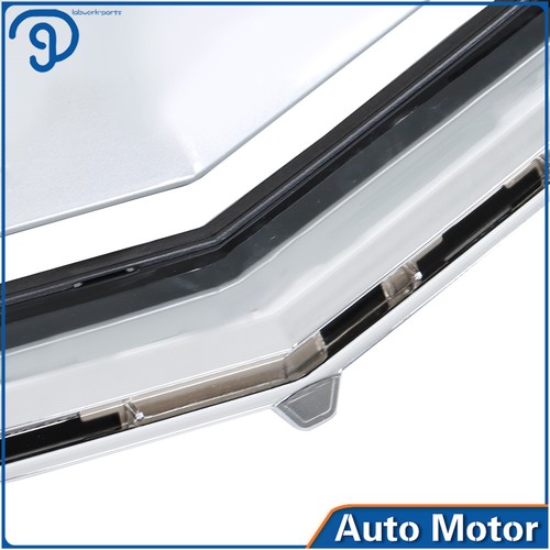 For Chevrolet Volt LT 2016-19 Plastic Silver Front Bumper Upper Grille 23289638 - Picture 18 of 20