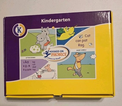 Hooked on Phonics K Kindergarten Learn to Read Boxed Set