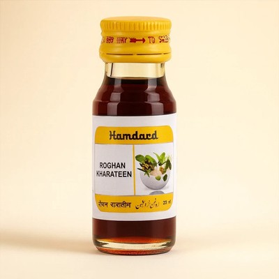 1x Hamdard Roghan Kharateen Herbal Men Wellness Oil 25ml Traditional Unani Oil