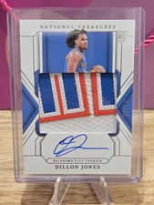 2024-25 National Treasures Dillon Jones True RPA RC Patch AUTO 73/99 Thunder