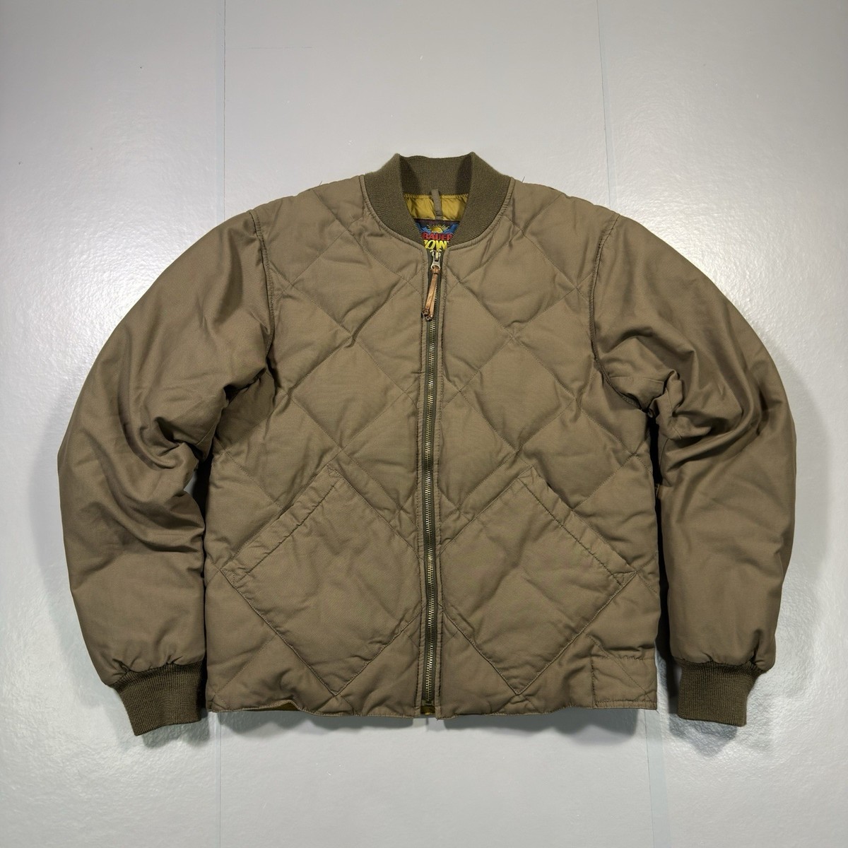 Vintage Eddie Bauer Skyliner Goose Down Jacket Brown Quilted