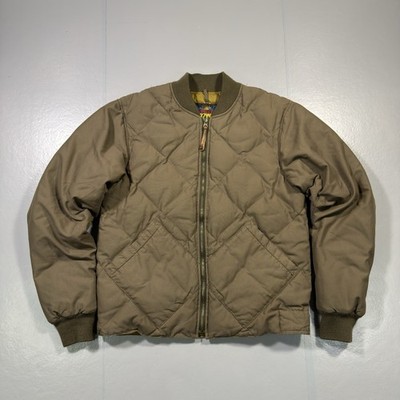 Vintage Eddie Bauer Skyliner Goose Down Jacket Brown Quilted