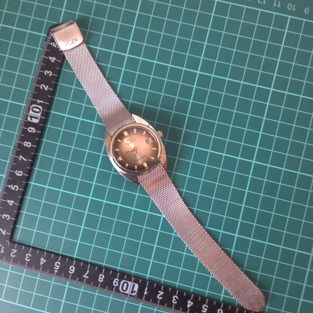 TECHNOS Sky Light Automatic Watch Brown Dial Mesh… - image 20